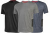 T-Shirt Road Manica Corta- - Tg.Xl - Grey Meteorite - 90% Cotone, 10% Viscose - 3 Pezzi U-Power