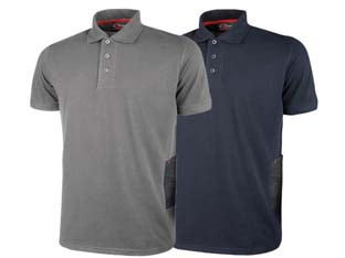 Polo Gap Manica Corta Slim Fit Tg.L Grey Meteorite Upower