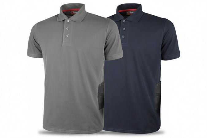 Polo Gap Manica Corta Slim Fit Tg.L Grey Meteorite Upower