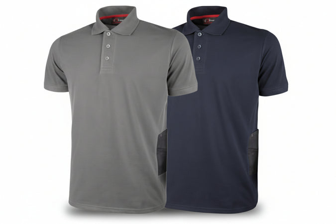 Polo Gap Manica Corta Slim Fit Tg.Xl Grey Meteorite Upower