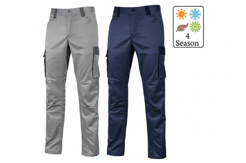 Pantalone Cargo Crazy In Tc Stretch Slim Fit Tg.M Stone Grey Upower