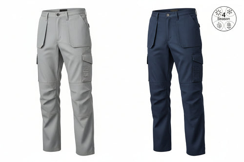 Pantalone Cargo Crazy In Tc Stretch Slim Fit Tg.L Westlake Blue Upower