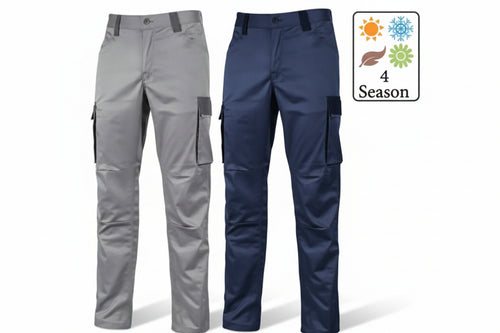 Pantalone Cargo Crazy In Tc Stretch Slim Fit Tg.Xl Westlake Blue Upower