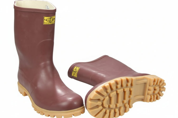 Stivali In Gomma A Tronchetto Carrarmato Marrone- - N°41 - 1 Paio Trento