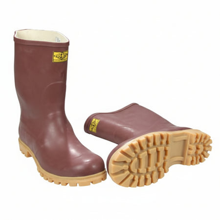 Stivali In Gomma A Tronchetto Carrarmato Marrone- - N°44 - 1 Paio Trento