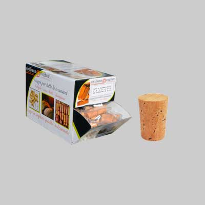 Tappo In Sughero Conico 21X16 Mm - Confezione 10 Pezzi