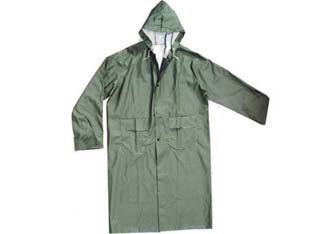 Impermeabile Cappotto In Pvc Bispalmato Plp Verde Tg. Xxl Excel