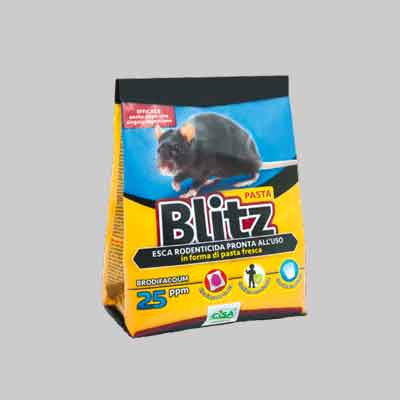 Esca Topicida In Pasta Rossa 'Blitz' 150 Gr - Cisa Adriatica