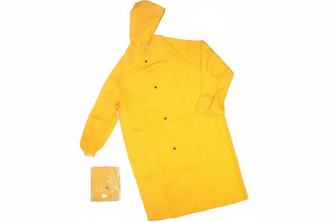 Impermeabile Cappotto In Pvc Bispalmato Plp Giallo Tg. M Excel