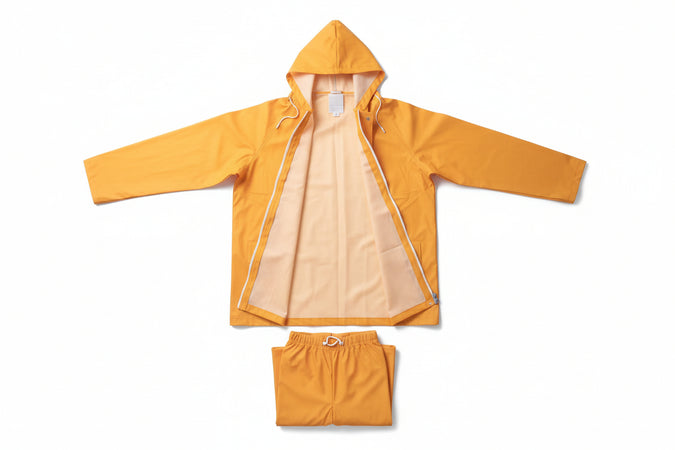 Impermeabile Giacca/Pantalone In Pvc Bispalmato Plp Giallo Tg. Xl Excel