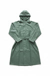Impermeabile Cappotto In Nylon/Pvc Verde Tg. Xl Excel