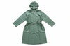 Impermeabile Cappotto In Nylon/Pvc Verde Tg. Xxxl Excel