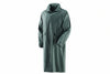 Impermeabile Cappotto In Nylon Spalmato In Pvc Verde Tg.L