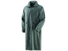 Impermeabile Cappotto In Nylon Spalmato In Pvc Verde Tg.L