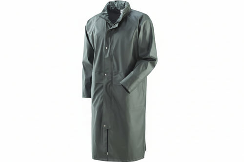 Impermeabile Cappotto In Poliuretano Verde Tg.L Colore Verde