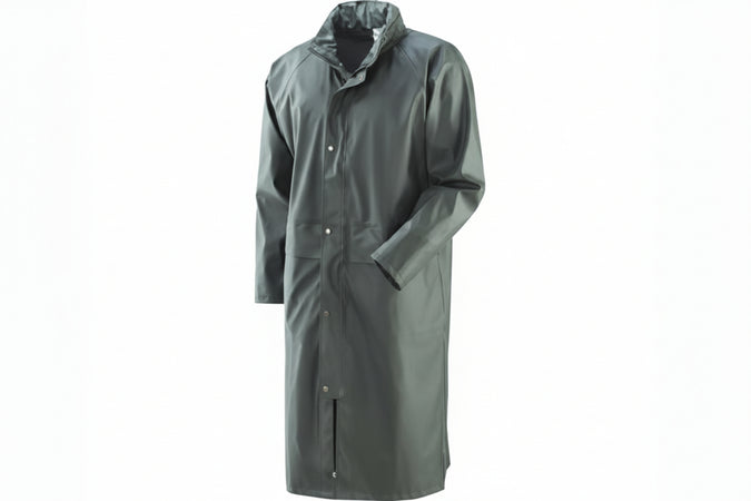 Impermeabile Cappotto In Poliuretano Verde Tg.Xxl Colore Verde
