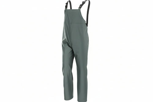 Impermeabile Pantalone Con Pettorina In Poliuretano Verde Tg.L Colore Verde