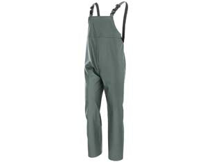 Impermeabile Pantalone Con Pettorina In Poliuretano Verde Tg.Xxl Colore Verde