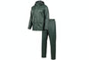Impermeabile Giacca/Pantalone In Poliuretano Verde Tg.M Colore Verde