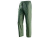 Impermeabile Pantalone In Nylon Spalmato In Pvc Verde Tg.L