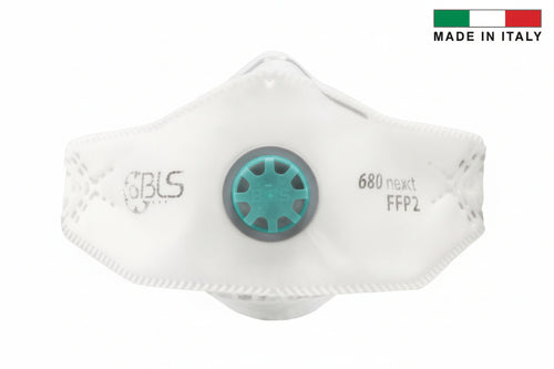 Mascherine Con Valvola Ffp2 Serie Bls 680 Next Imbustata Singolarmente- - 680 Next - 10 Pezzi Bls