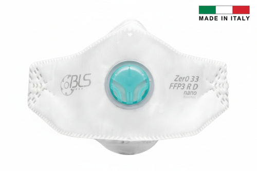 Mascherine C/Valvola Ffp3 Serie Bls Zero Flat Imbustata Singolarmente- - 033 - Taglia M/L - 8 Pezzi Bls