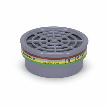 Kit 2 Filtri A1 B1 E1 K1 Per Maschera M6400 Jupiter A1 B1 E1 K1 Deltaplus