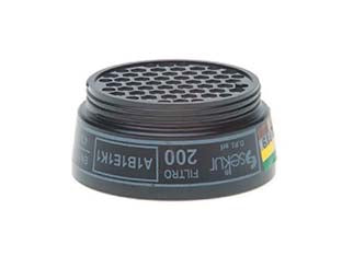 Filtro Antigas Serie 200 A1 B1 E1 K1 Per Maschera Polimask100 200 A1 B1 E1 K1 Sekur