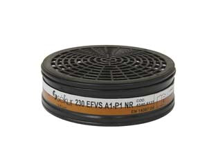 Filtro Combinato Serie 230 Ef+Vs A1 P1 Nr Per Maschera Polimask230 230 Ef+Vs A1 P1 Nr Sekur