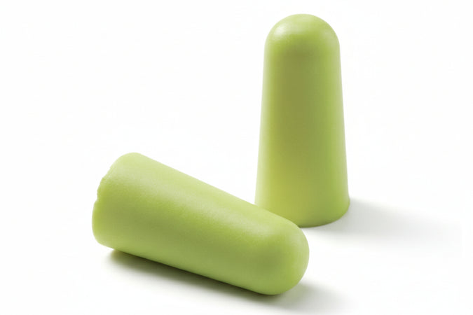 Tappo Auricolare Monouso In Schiuma Di Poliuretano Giallo Fluo Snr 34- - In Conf. Da 2 Pezzi - 200 Paio