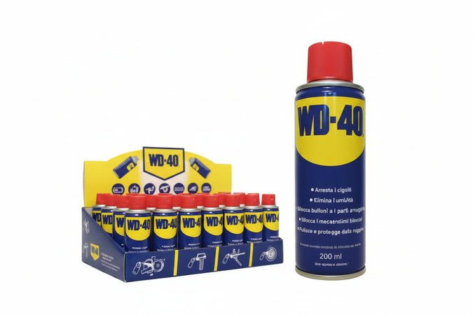 Wd-40 Lubrificante Spray Multiuso 5 Funzioni Ml.200- - Ml.200 Spray - 36 Pezzi Wd40
