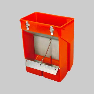 Mangiatoia A Tramoggia Per Conigli Da Esterno In Plastica 1,8 Kg