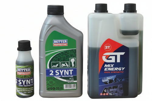 Olio Sintetico Better Protective 2 Tempi Per Miscela Motori- - Lt.1 Con Dosatore - 12 Pezzi