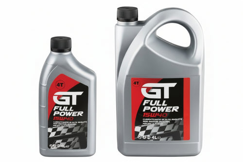 Olio Minerale 4 Tempi Multigrado 15W40 Motori A Benzina & Diesel- - Lt.1 In Flacone - 12 Pezzi