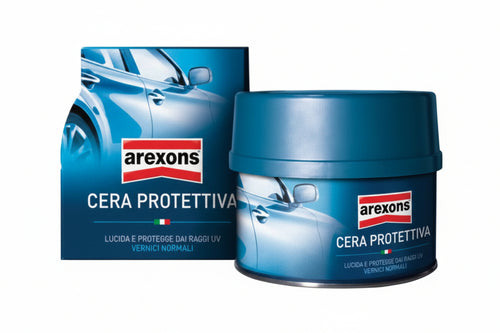 Cera Protettiva Per Auto- - Ml.250 In Barattolo Con Spugna (8270) - 2 Pezzi Arexons