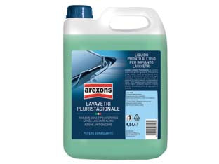 Lavavetro Pluristagione Per Auto- - Ml.4500 In Tanica - 4 Pezzi Arexons