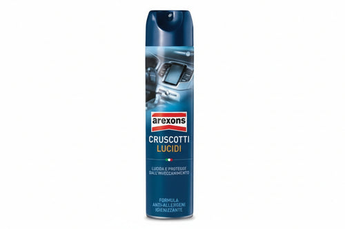 Lucida Cruscotti Per Auto- - Ml.600 In Bombola Spray (8316) - 2 Pezzi Arexons