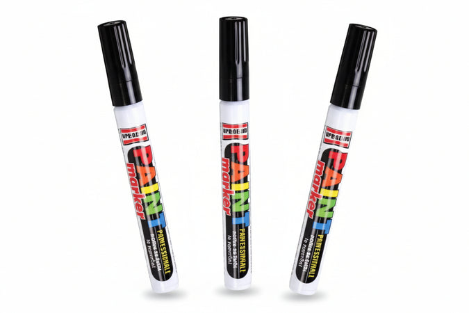 Pennarello Permanente A Vernice Paint Marker- - Ml.10 - Rosso (2878) - 12 Pezzi Arexons