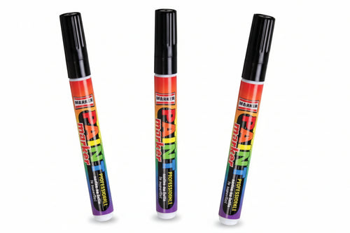 Pennarello Permanente A Vernice Paint Marker- - Ml.10 - Bianco (2887) - 12 Pezzi Arexons