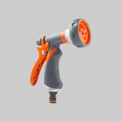 Pistola Multigetto Per Innaffiare G.F. 'Metallo Gomma' - G.F.