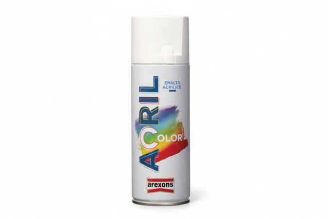 Acrilcolor Smalto Acrilico Spray- - Ml.400 - Trasparente Opaco (3930) - 6 Pezzi Arexons