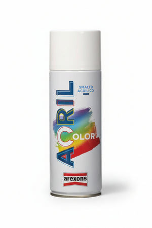 Acrilcolor Smalto Acrilico Spray- - Ml.400 - Verde Muschio Ral 6005 (3946) - 6 Pezzi Arexons