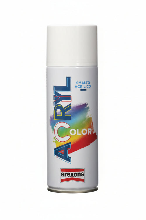 Acrilcolor Smalto Acrilico Spray- - Ml.400 - Giallo Segnale Ral 1003 (3976) - 6 Pezzi Arexons