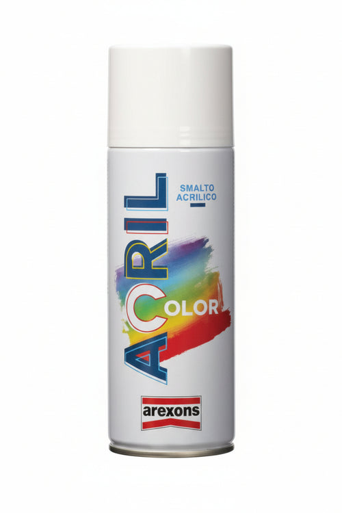 Acrilcolor Smalto Acrilico Spray- - Ml.400 - Grigio Ferro Ral 7011 (3982) - 6 Pezzi Arexons