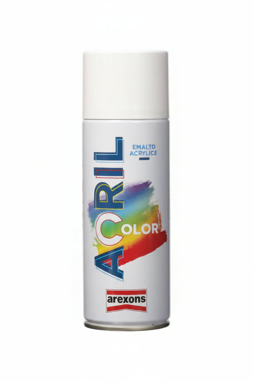 Acrilcolor Smalto Acrilico Spray- - Ml.400 - Grigio Grafite Ral 7024 (3983) - 6 Pezzi Arexons