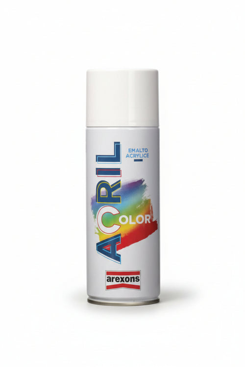Acrilcolor Smalto Acrilico Spray- - Ml.400 - Grigio Finestra Ral 7040 (3985) - 6 Pezzi Arexons