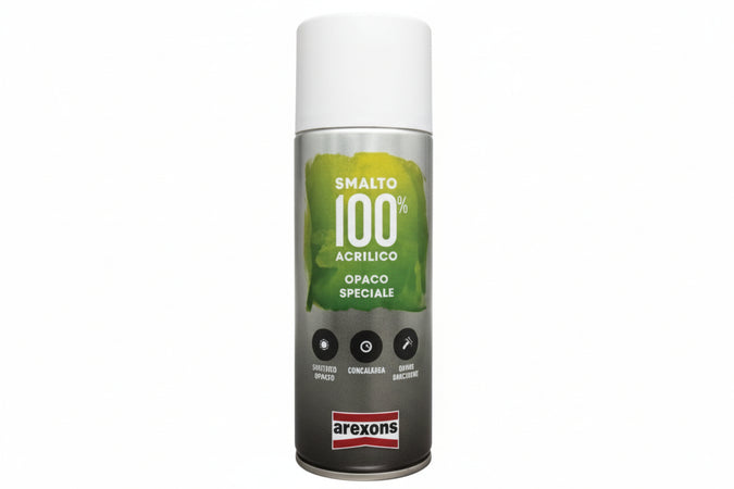 Smalto 100% Acrilico Fluorescente Spray- - Ml.400 Rosso Fluorescente (3689) - 6 Pezzi Arexons