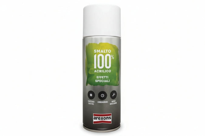 Smalto 100% Acrilico Diamantato Spray- - Ml.400 Diamantato Grigio (3709) - 6 Pezzi Arexons