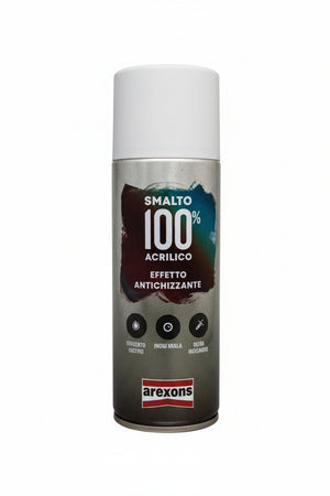 Smalto 100% Acrilico Antichizzante Spray- - Ml.400 Antichizzante Antracite (3719) - 6 Pezzi Arexons