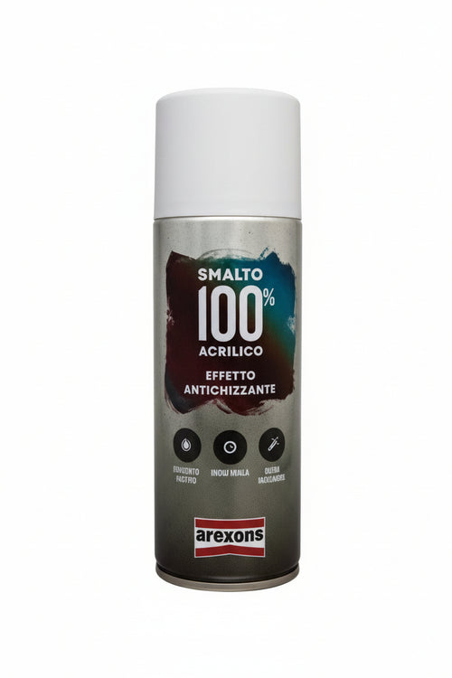 Smalto 100% Acrilico Antichizzante Spray- - Ml.400 Antichizzante Antracite (3719) - 6 Pezzi Arexons